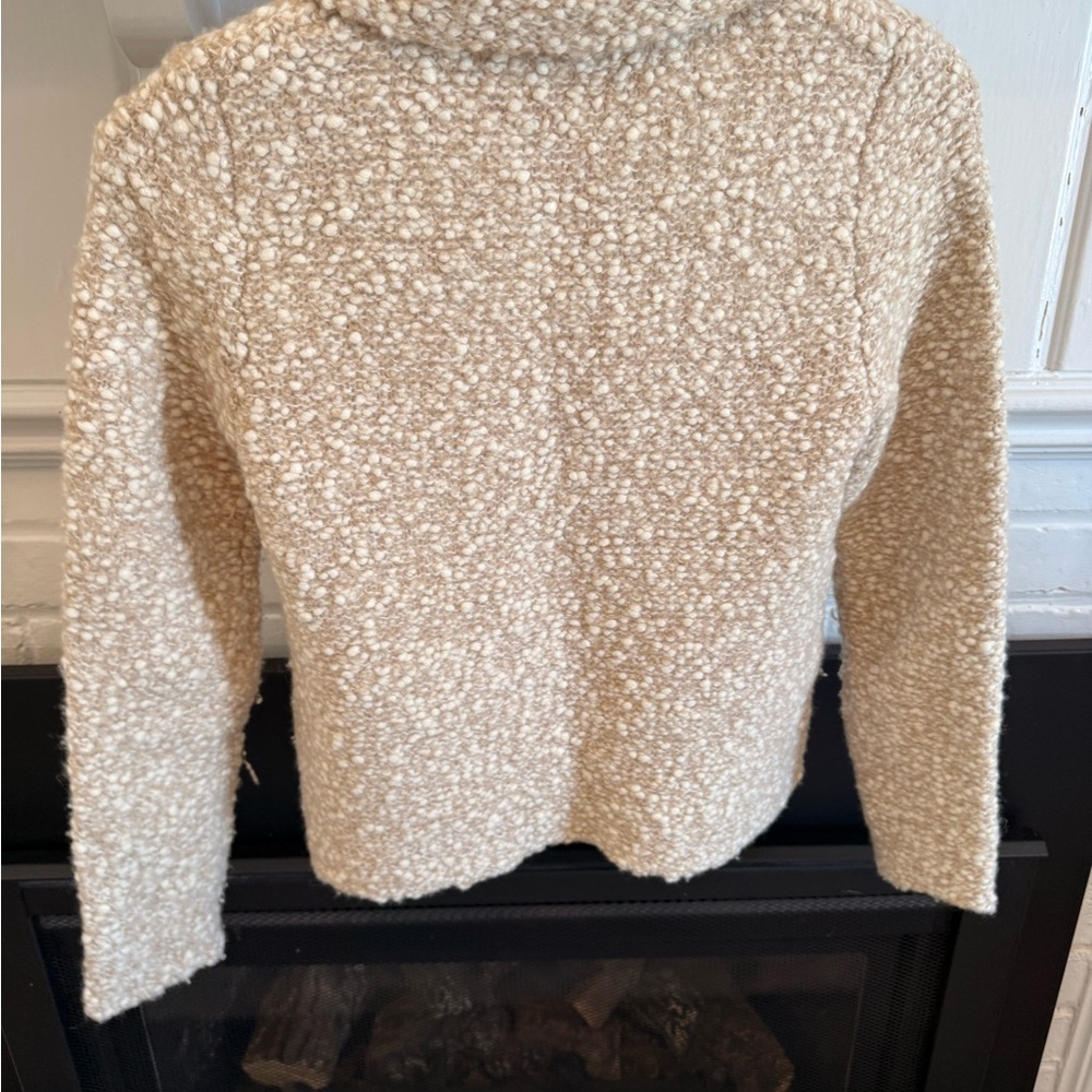 Zara Cream Textured Sweater